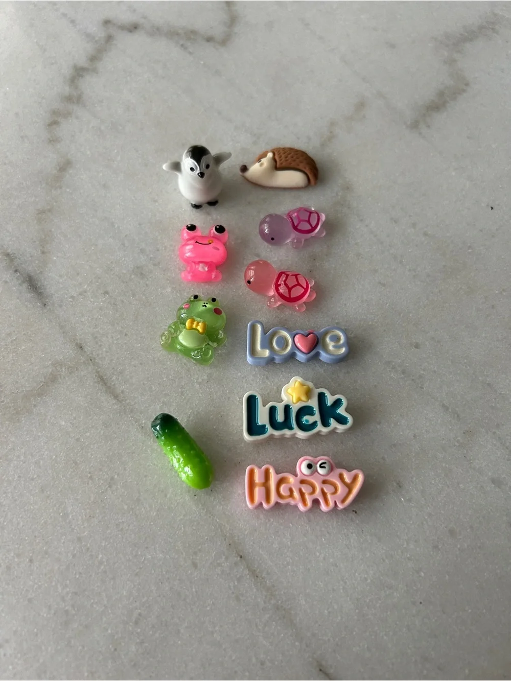 PocketHug Assortment Frogs , turtles a pickle. Set of 10